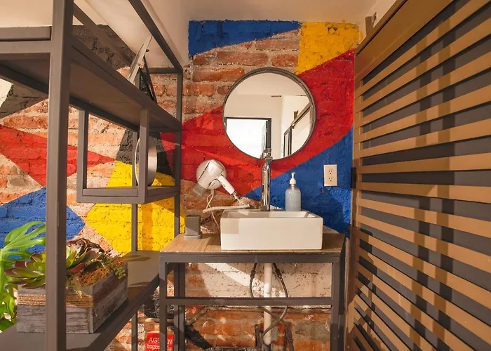 Nomadier - Private Ensuite With Desk In Condesa, Cdmx Habitación en casa particular