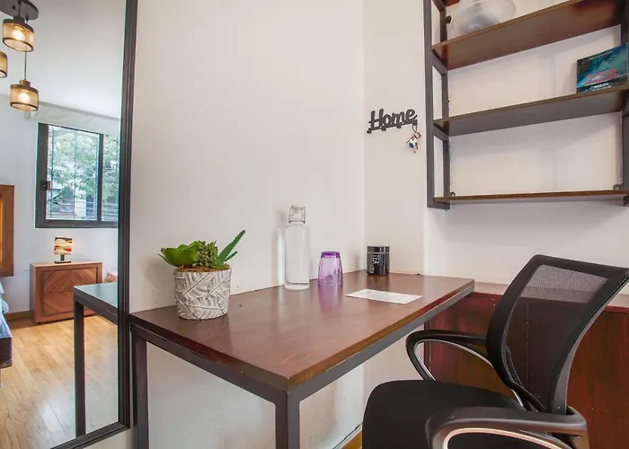 Nomadier - Private Ensuite With Desk In Condesa, Cdmx Habitación en casa particular *