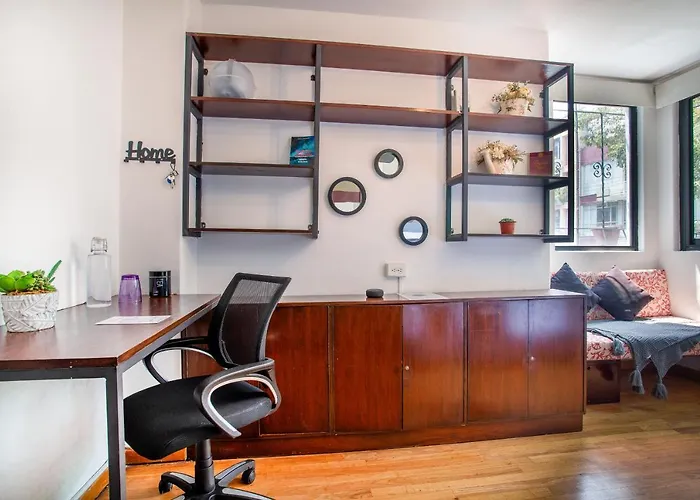 Nomadier - Private Ensuite With Desk In Condesa, Cdmx * México DF